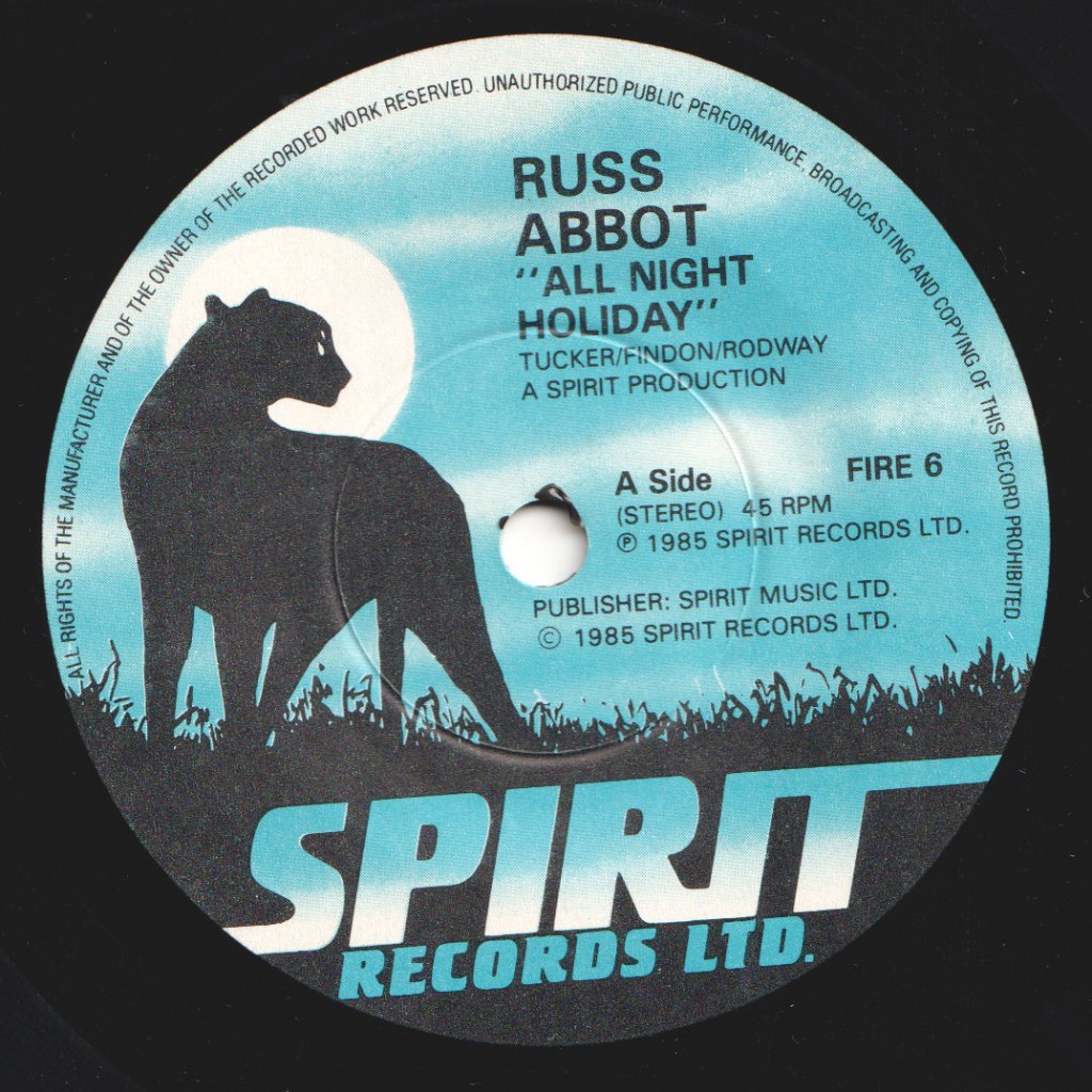 Russ Abbot - All Night Holiday - 7 Inch