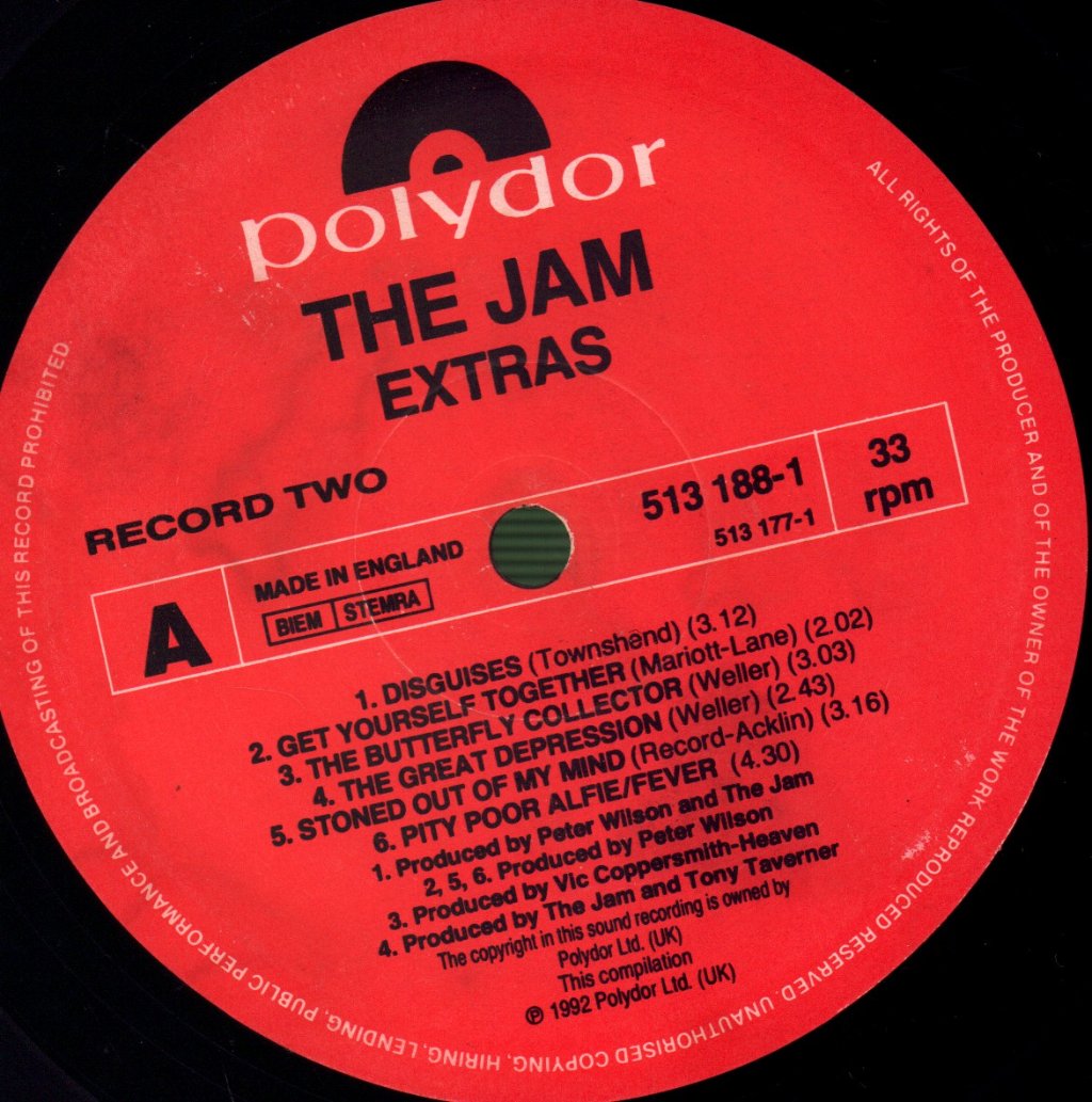 Jam - Extras - Double Lp
