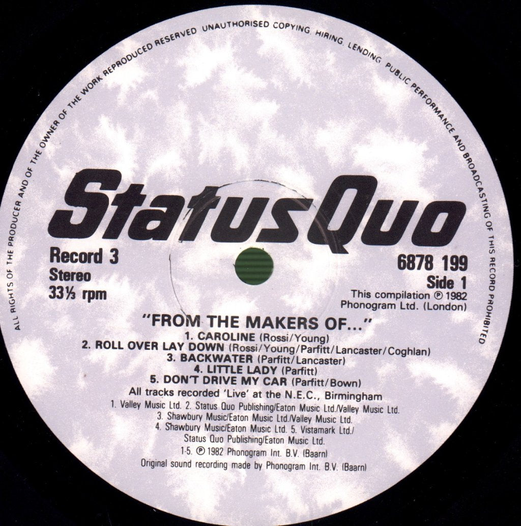 Status Quo - From The Makers Of - Lp Box Set