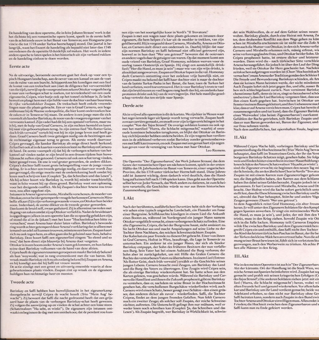 Elisabeth Schwarzkopf / Nicolai Gedda / Hermann Prey / Philharmonia Chorus & Orchestra / Otto Ackermann - Johann Strauss Jr. - Der Zigeunerbaron - Compleet - Double Lp