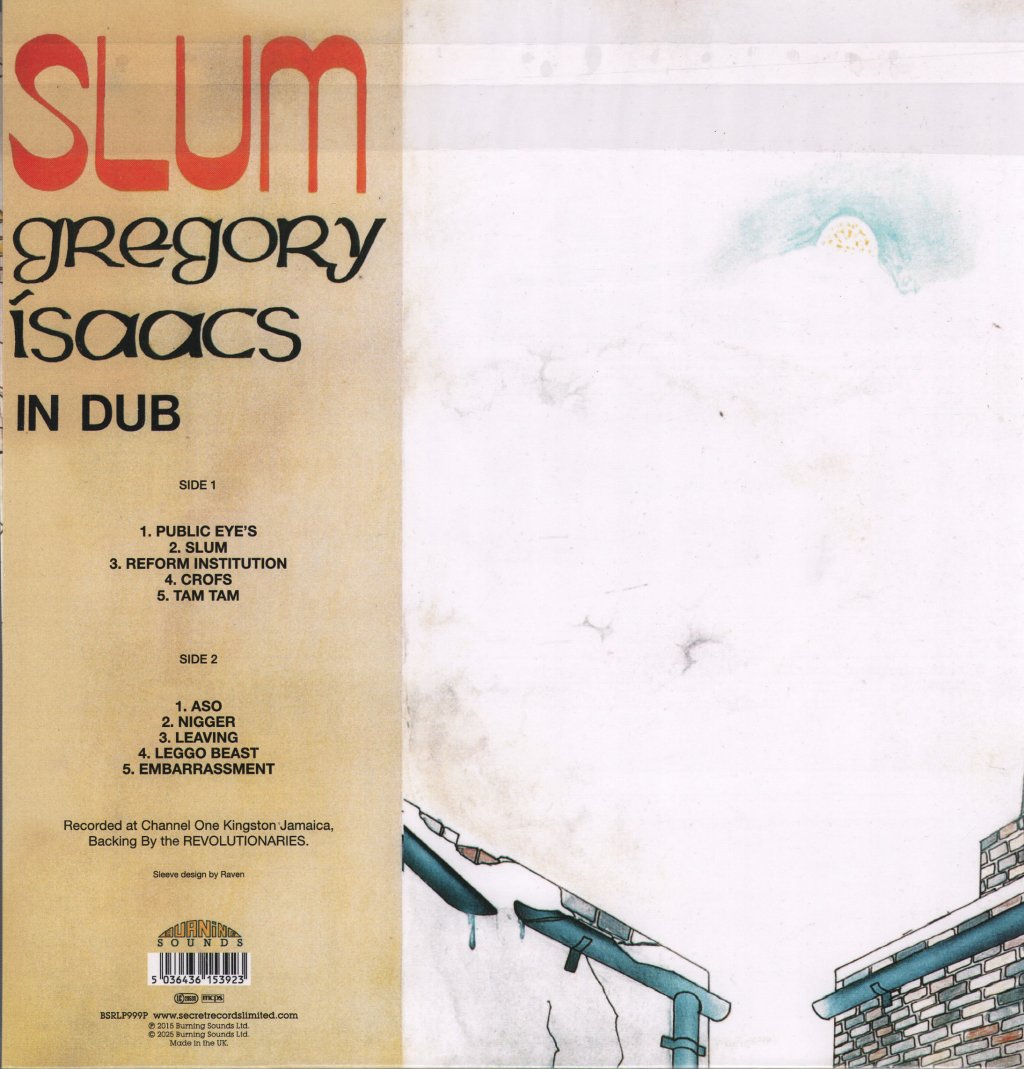 Gregory Isaacs - Slum In Dub - Lp