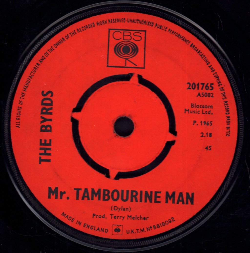 Byrds - Mr Tambourine Man - 7 Inch