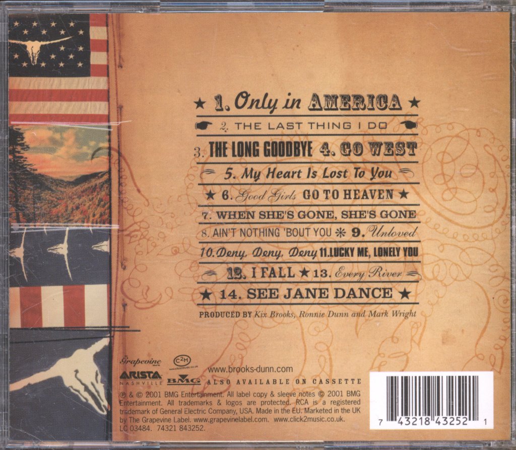 Brooks And Dunn - Steers & Stripes - Cd