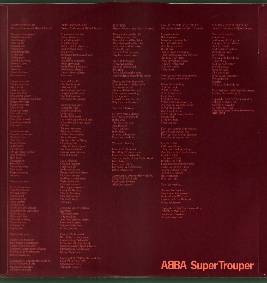 ABBA - Super Trouper - Lp