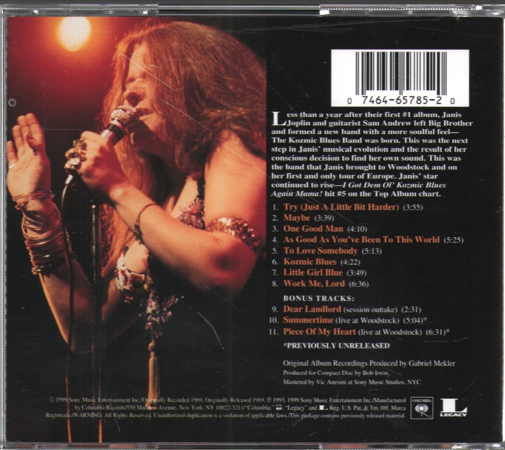Janis Joplin - Box Of Pearls (The Janis Joplin Collection) - Cd Box Set