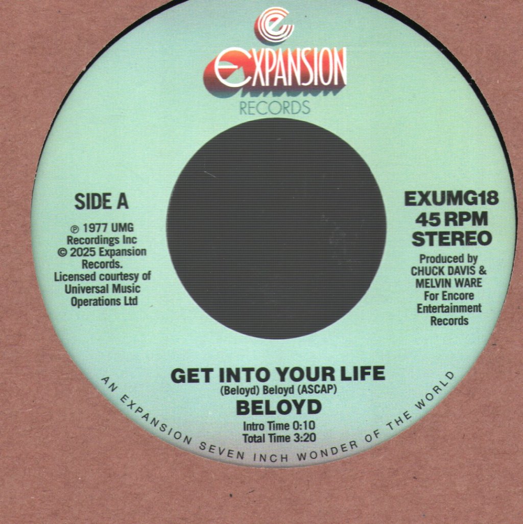 Beloyd - Get Into Your Life - 7 Inch