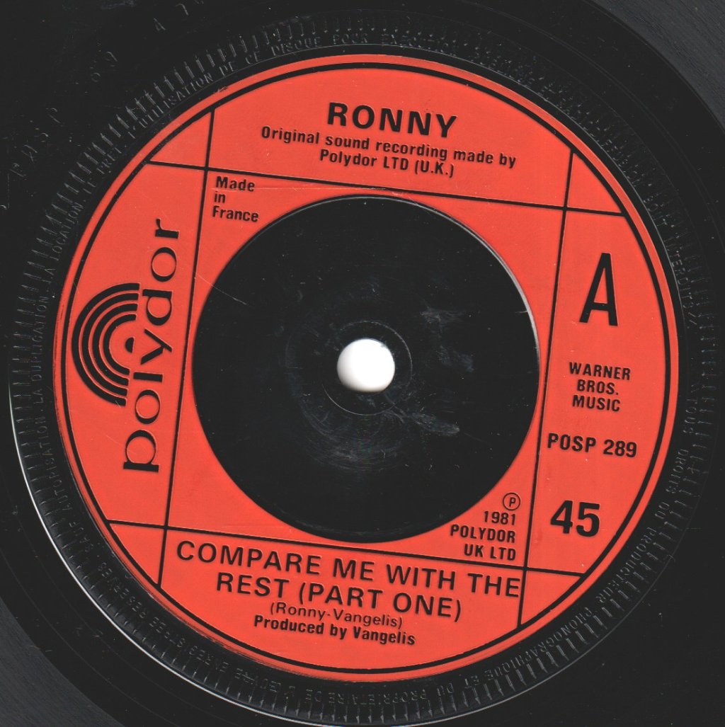 Ronny - Compare Me With The Rest - 7 Inch