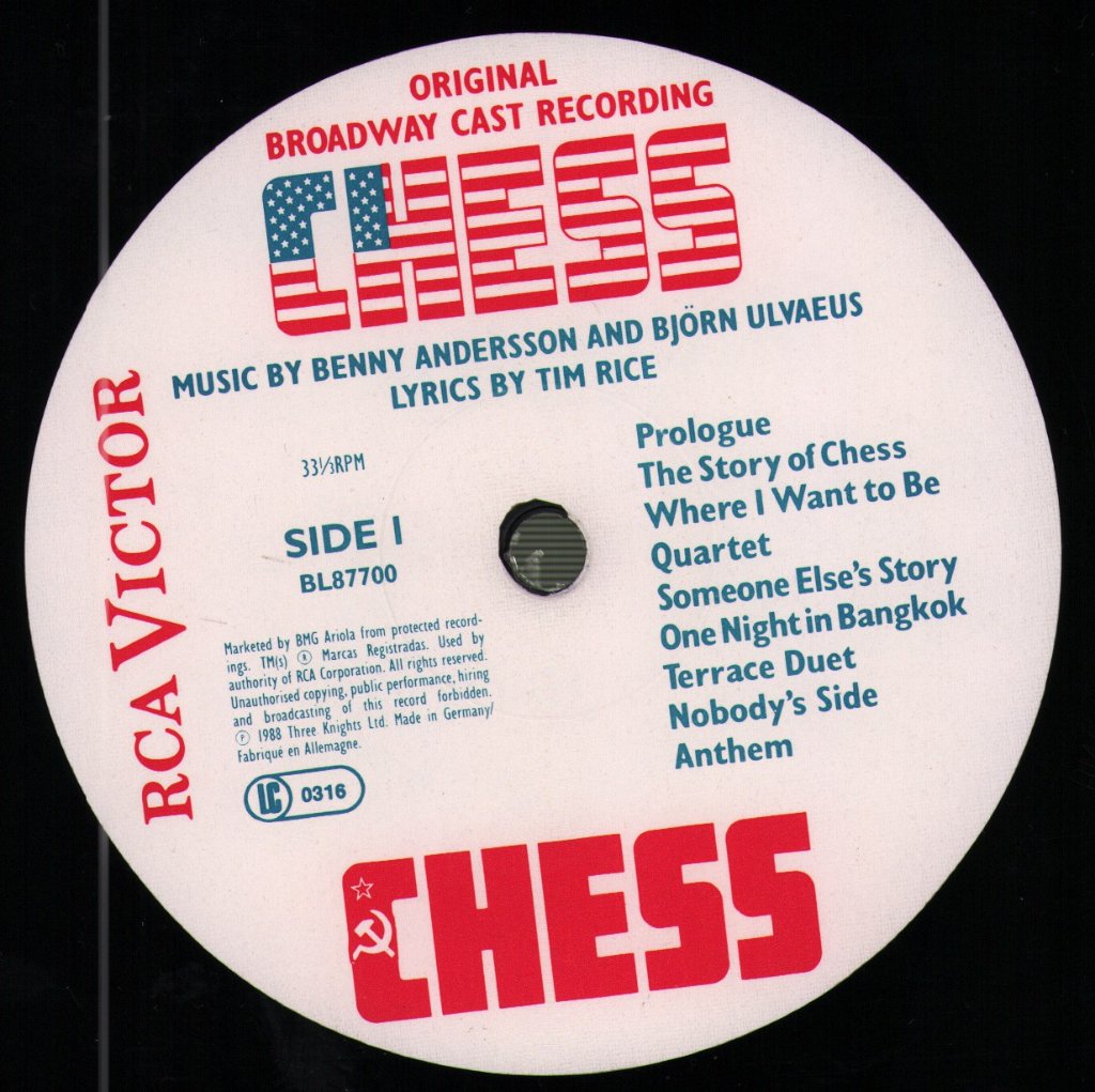 Chess - Chess (Original Broadway Cast Recording) - Lp
