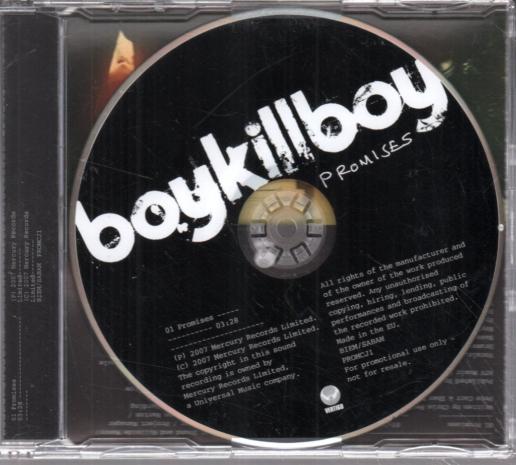 Boy Kill Boy - Promises - Cd
