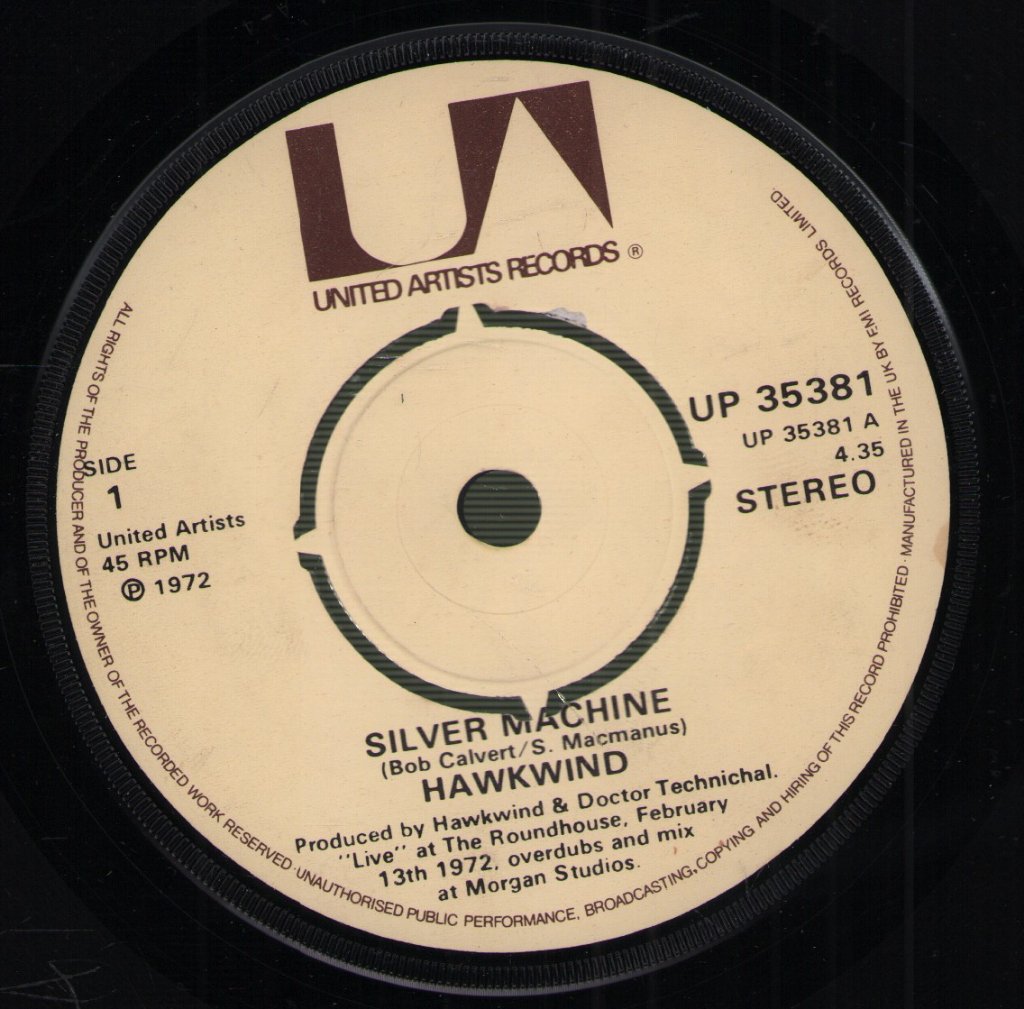 Hawkwind - Silver Machine - 7 Inch