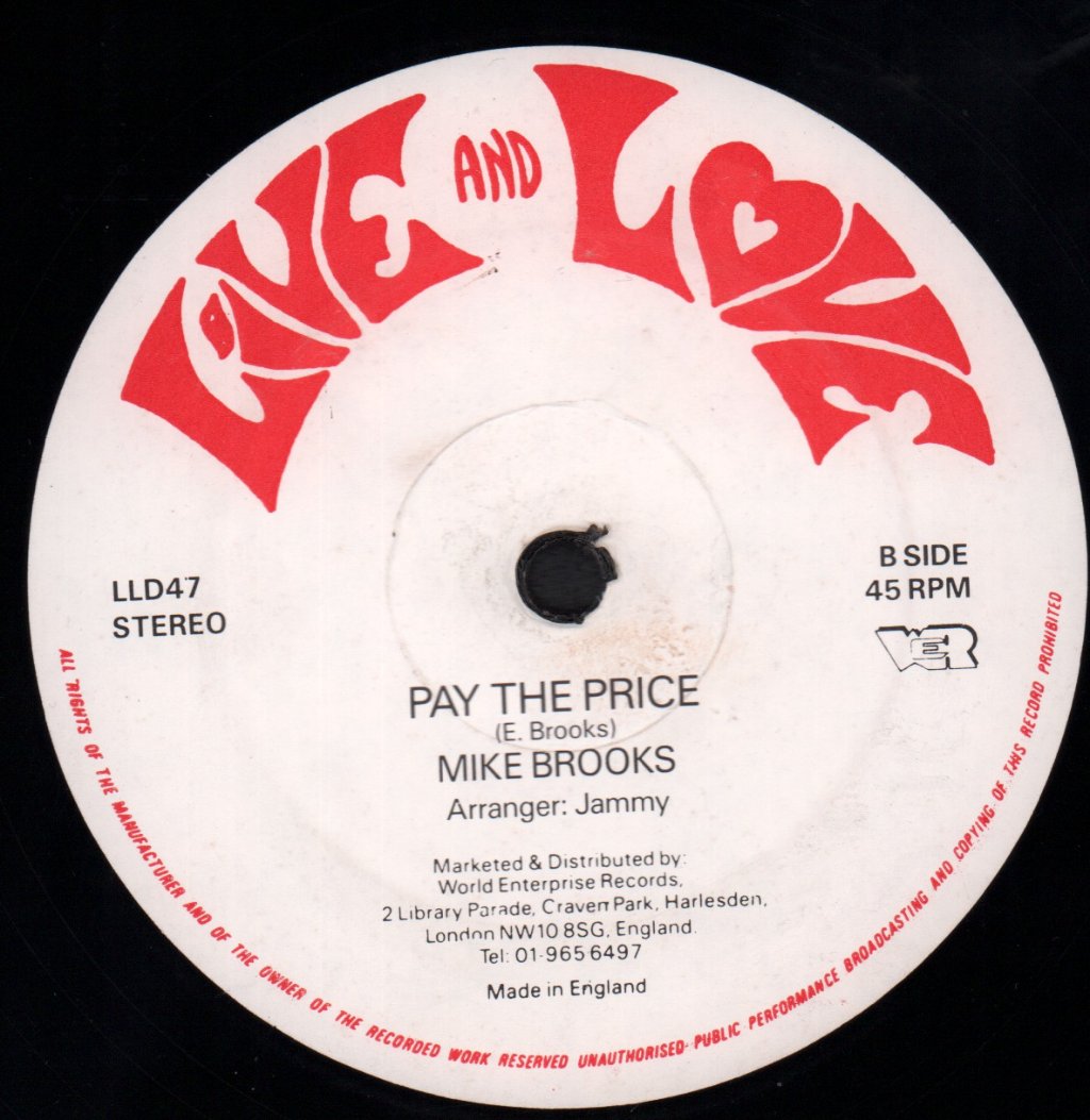 Mike Brooks - She Has Gone - 12 Inch