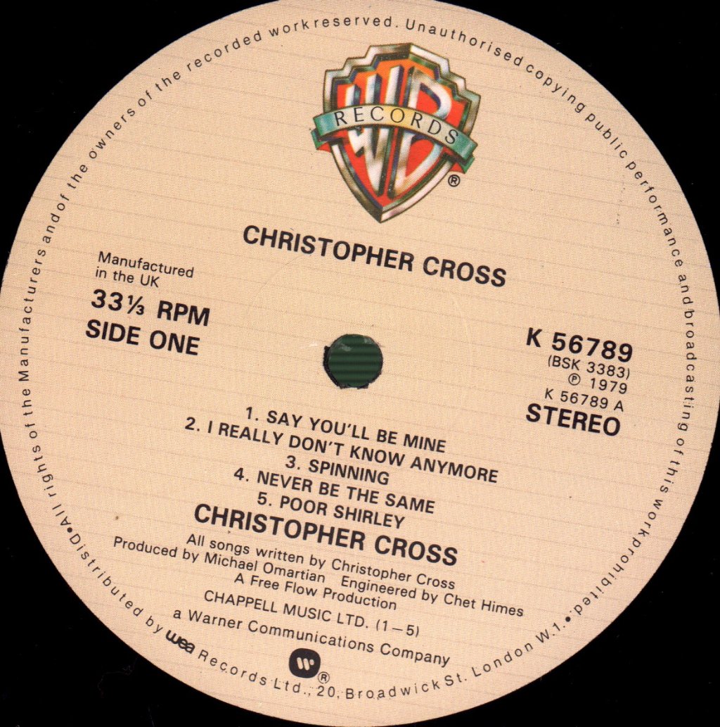 Christopher Cross - Christopher Cross - Lp