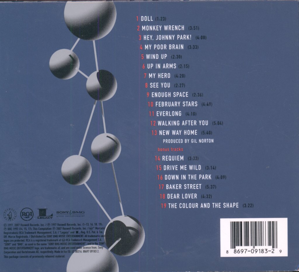 Foo Fighters - Colour And The Shape - Cd
