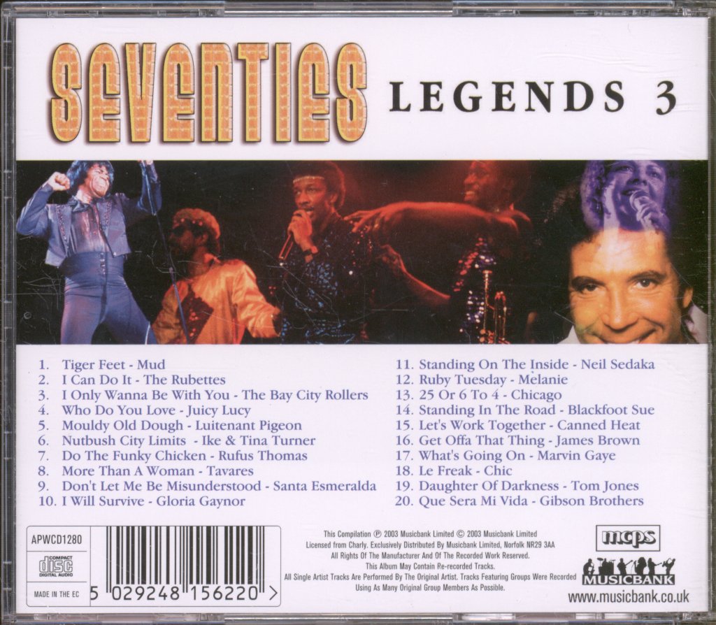Various Artists - Seventies Legends 3 - Cd