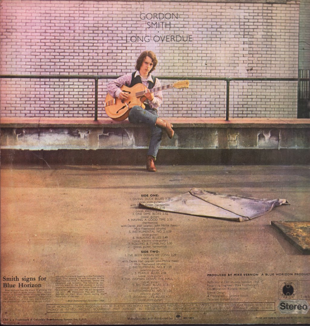 Gordon Smith - Long Overdue - Lp