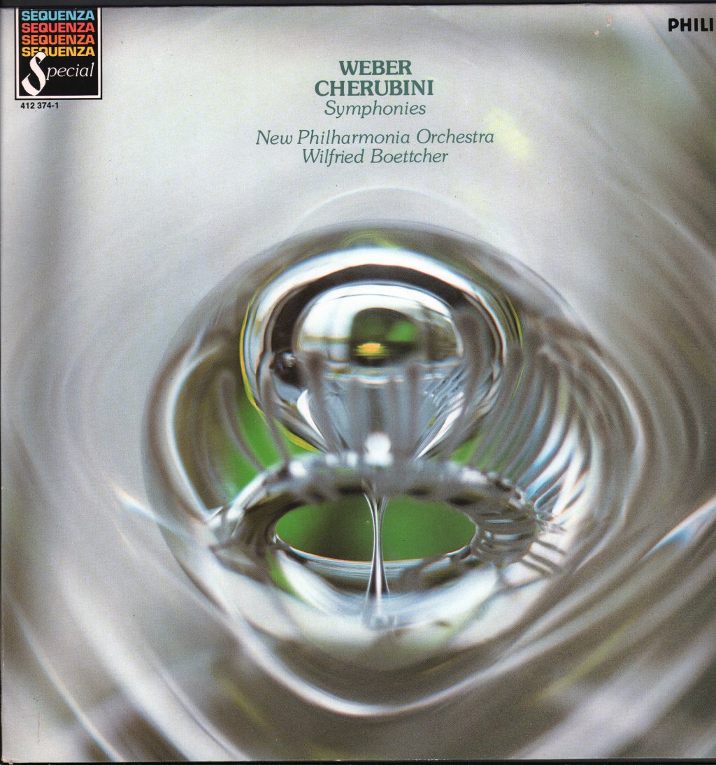 Wilfried Boettcher / New Philharmonia Orchestra - Weber / Cherubini Symphonies - Lp