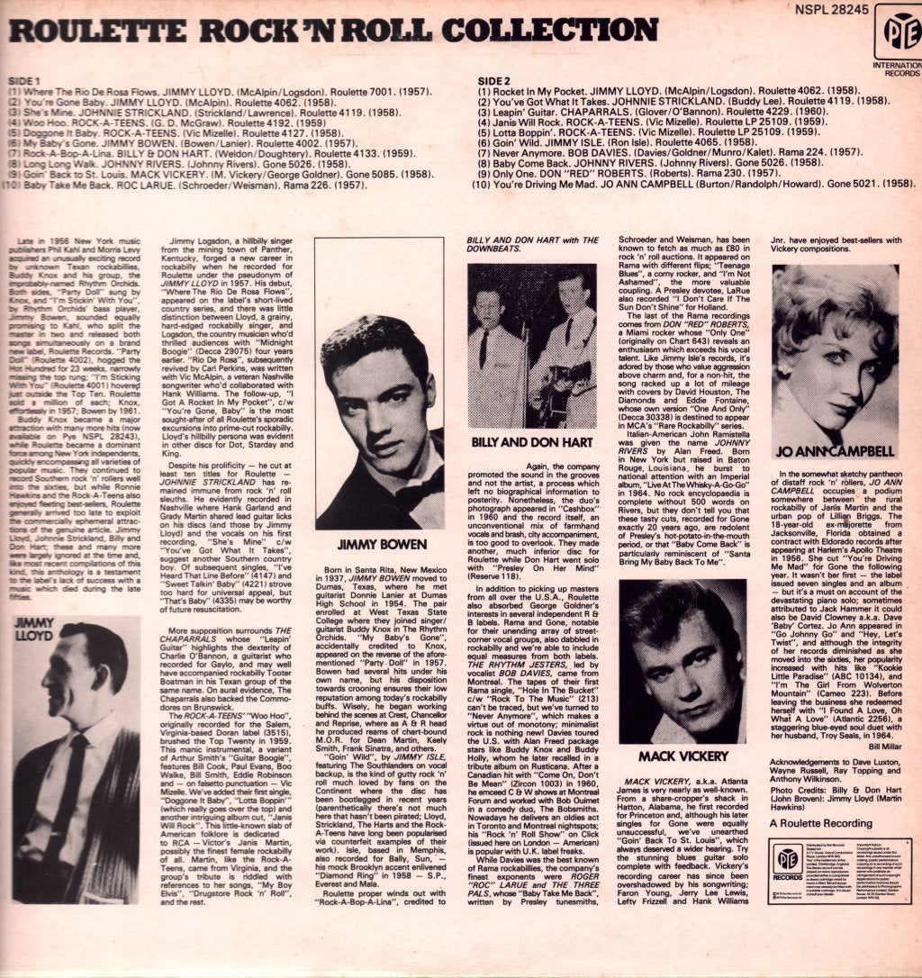 Various Artists - Roulette Rock 'N' Roll Collection - Lp