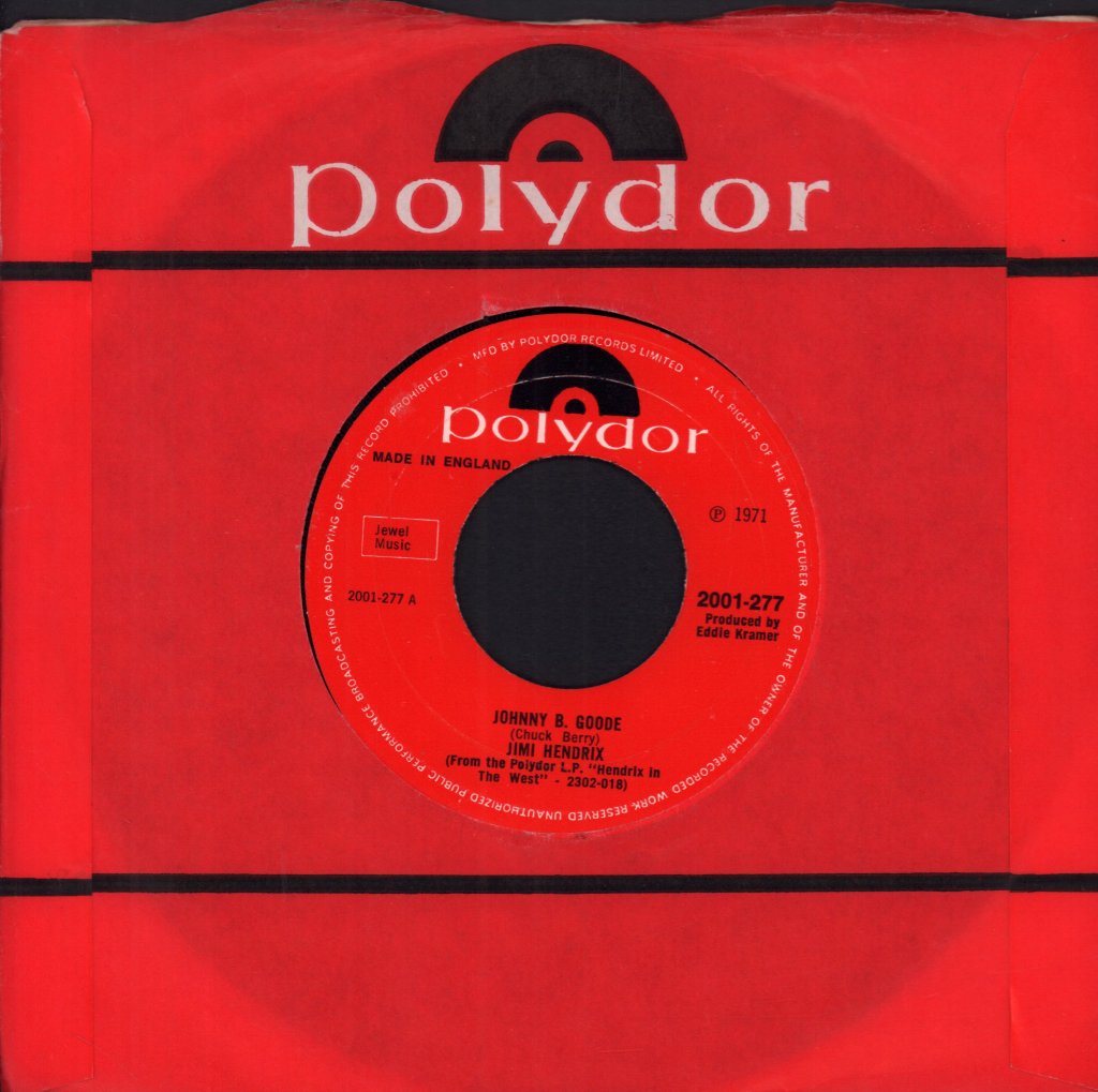 Jimi Hendrix - Johnny B Goode - 7 Inch
