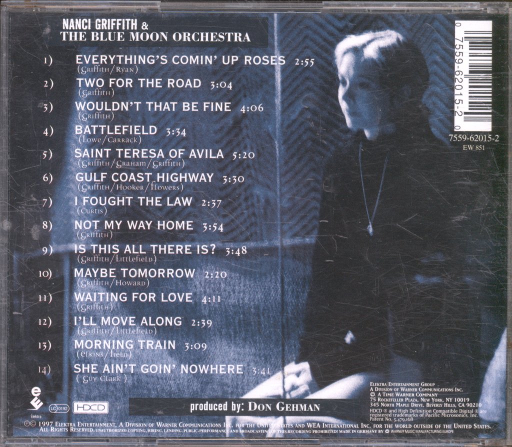 Nanci Griffith - Blue Roses From The Moons - Cd