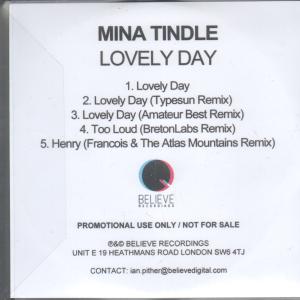 Mina Tindle - Lovely Day - Cdr
