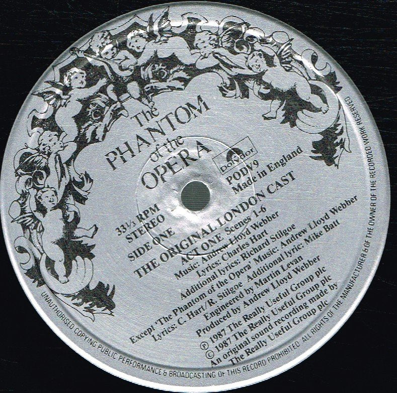 Andrew Lloyd Webber - Phantom Of The Opera (Original London Cast) - Double Lp
