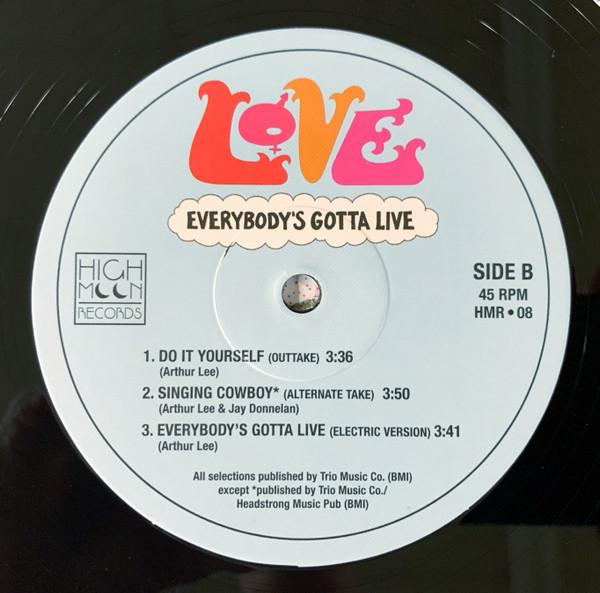 Love - Everybody's Gotta Live - 12 Inch