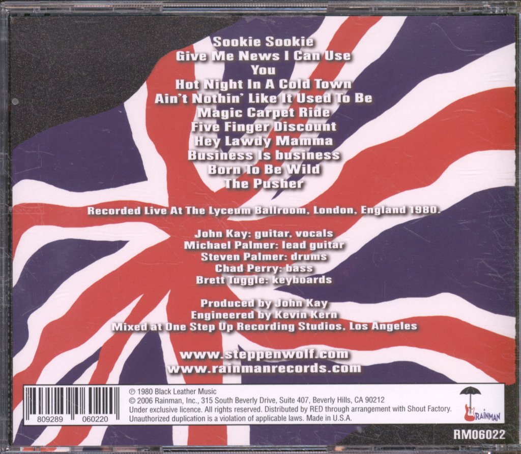 John Kay - Live In London - Cd