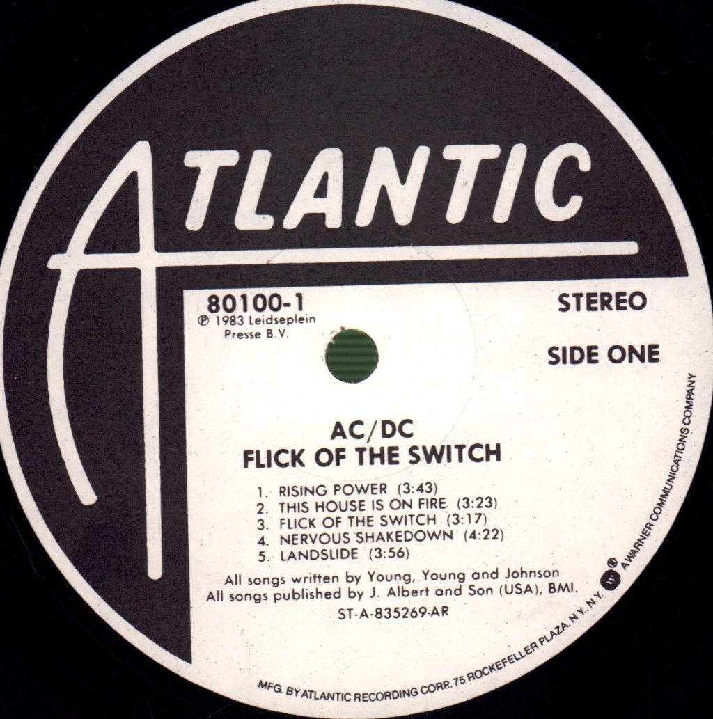 AC/DC - Flick Of The Switch - Lp