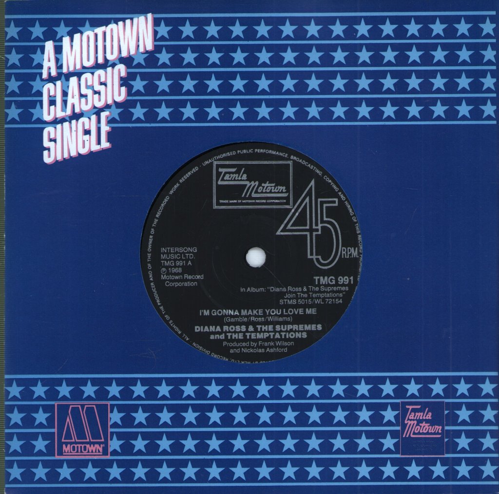 Diana Ross And The Supremes And The Temptations - I'm Gonna Make You Love Me - 7 Inch