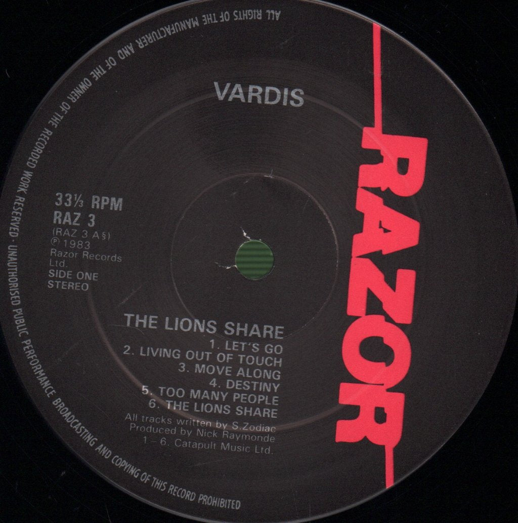Vardis - Lions Share - Lp