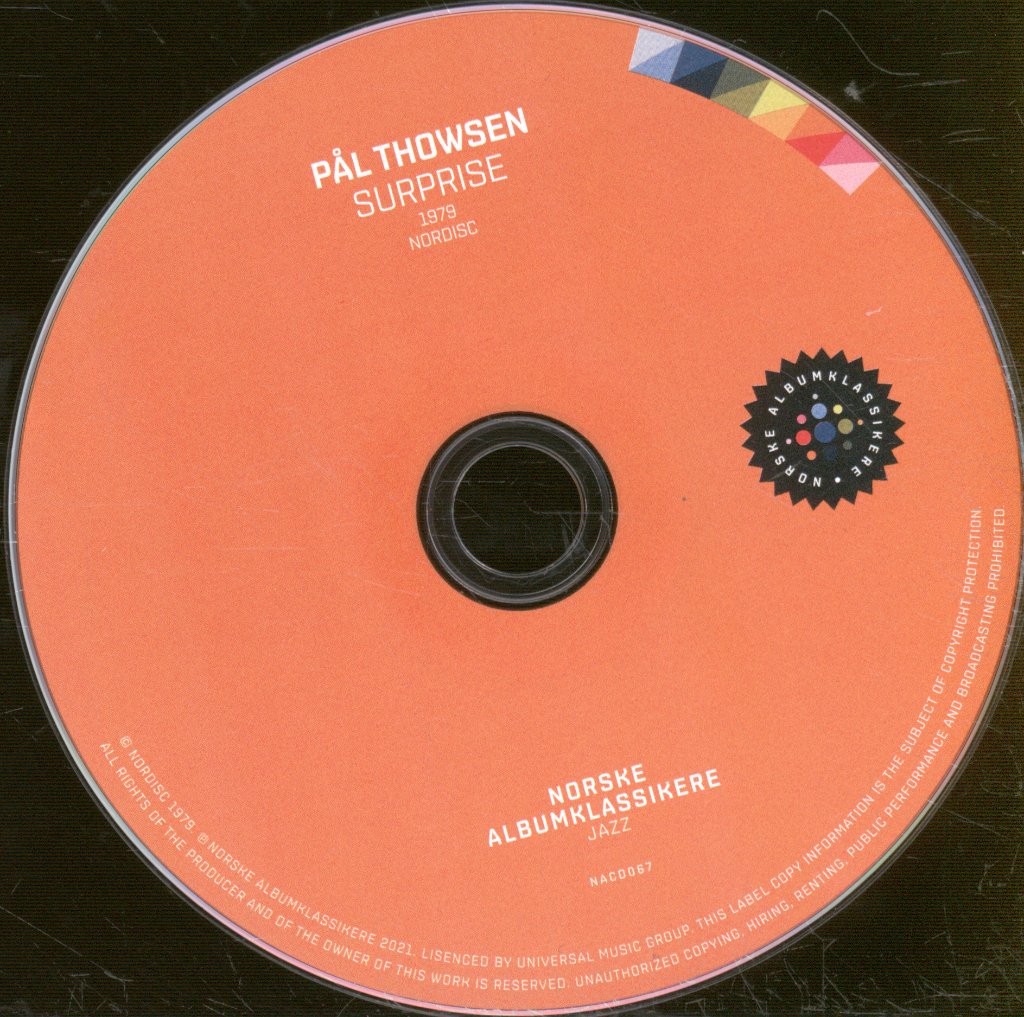 Pål Thowsen - Surprise - Cd