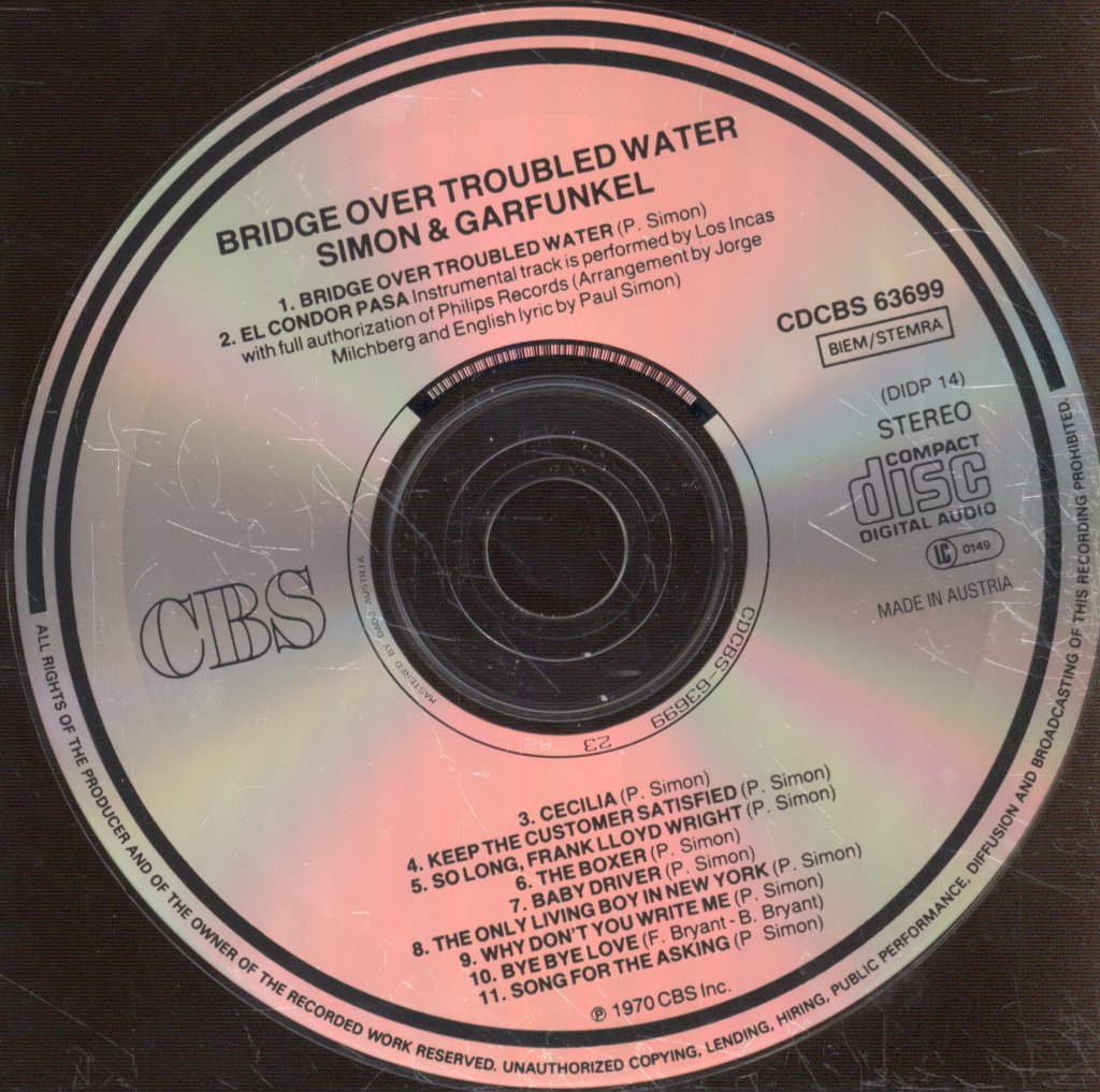 Simon & Garfunkel - Bridge Over Troubled Water - Cd