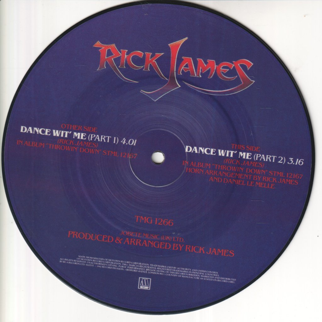 Rick James - Dance Wit' Me - 7 Inch