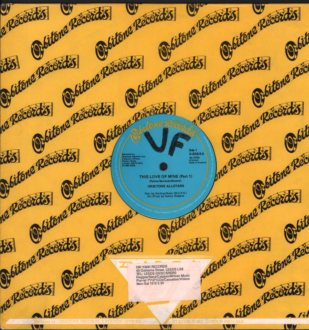 Orbitone Allstars - This Love Of Mine - 12 Inch