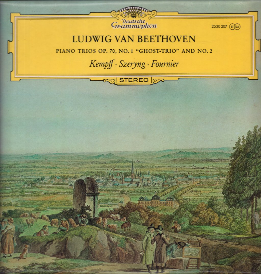 kempff szeryng fournier - beethoven piano trios op.70 no.1 ghost-trio and no.2 - Lp