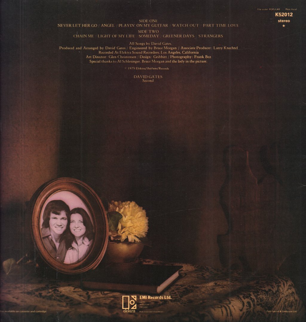 David Gates - Never Let Her Go - Lp