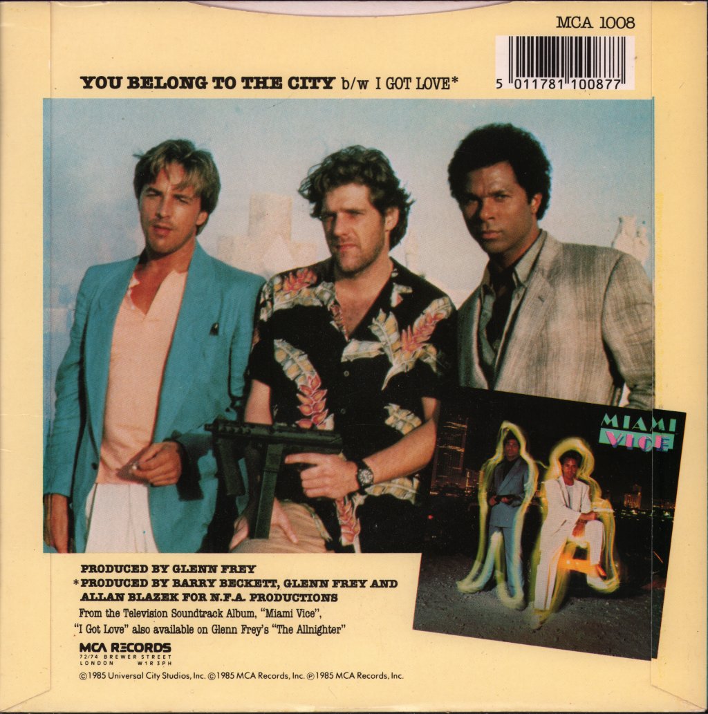 Glenn Frey - You Belong To The City - 7 Inch