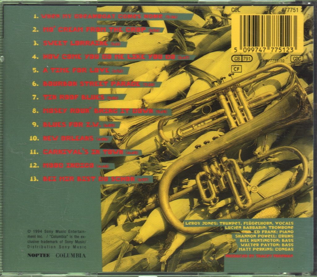 Leroy Jones - Mo' Cream From The Crop - Cd