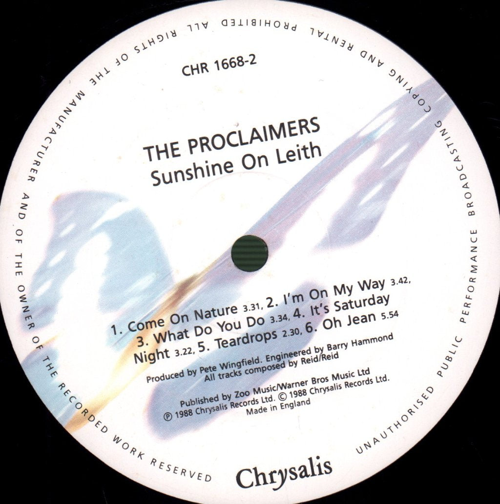 Proclaimers - Sunshine On Leith - Lp