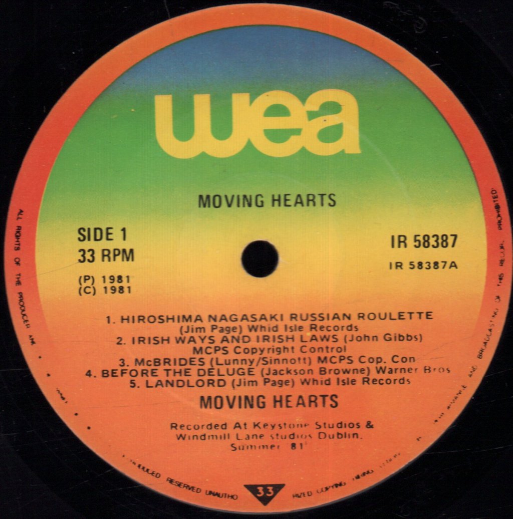 Moving Hearts - Moving Hearts - Lp
