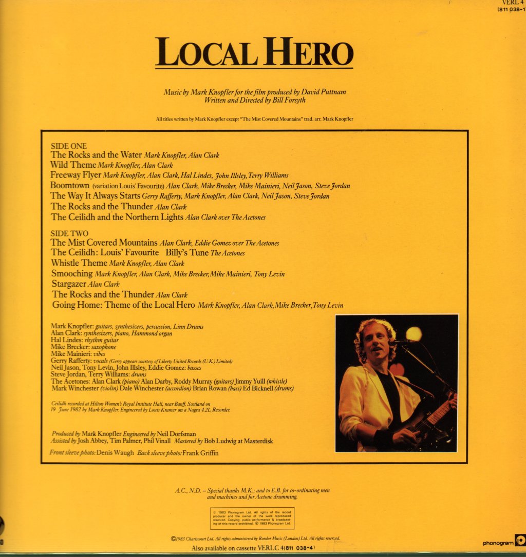 Mark Knopfler - Local Hero - Lp