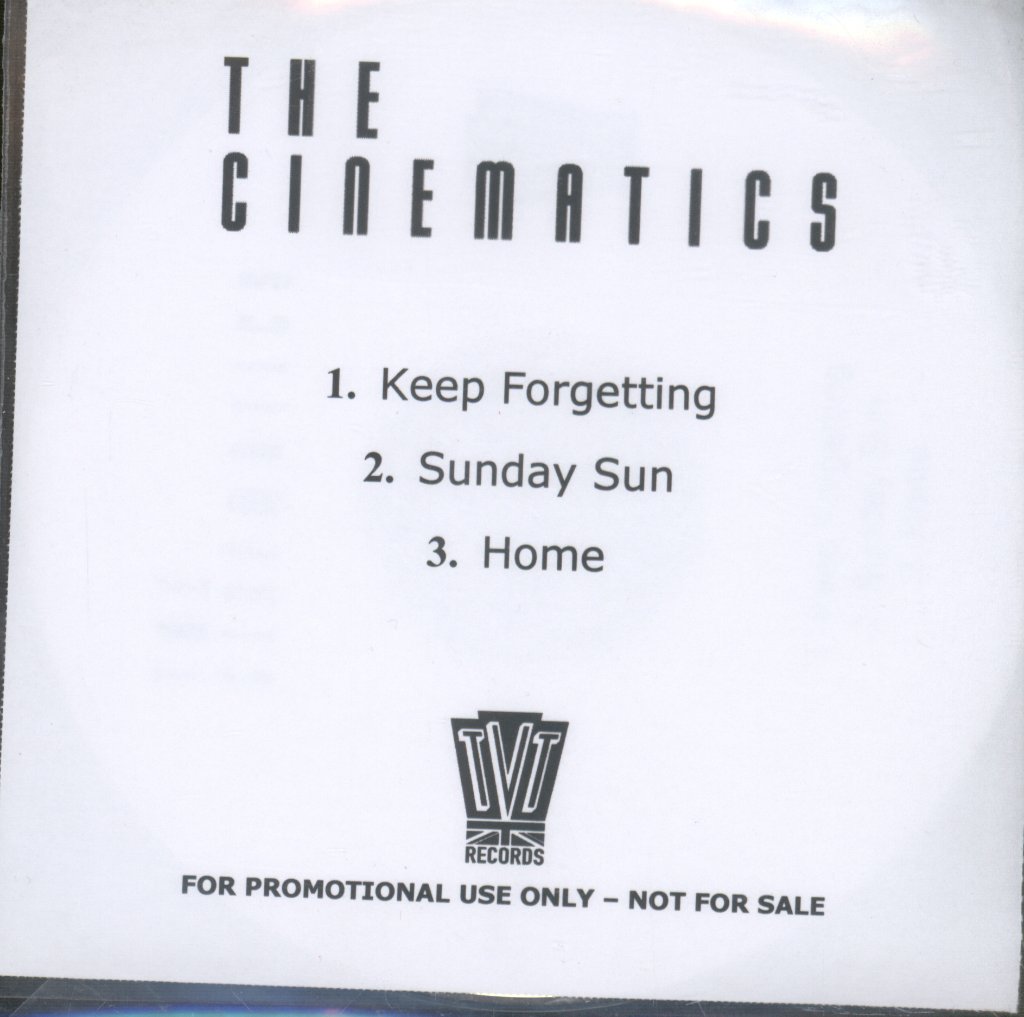 Cinematics - Keep Forgetting - Cdr