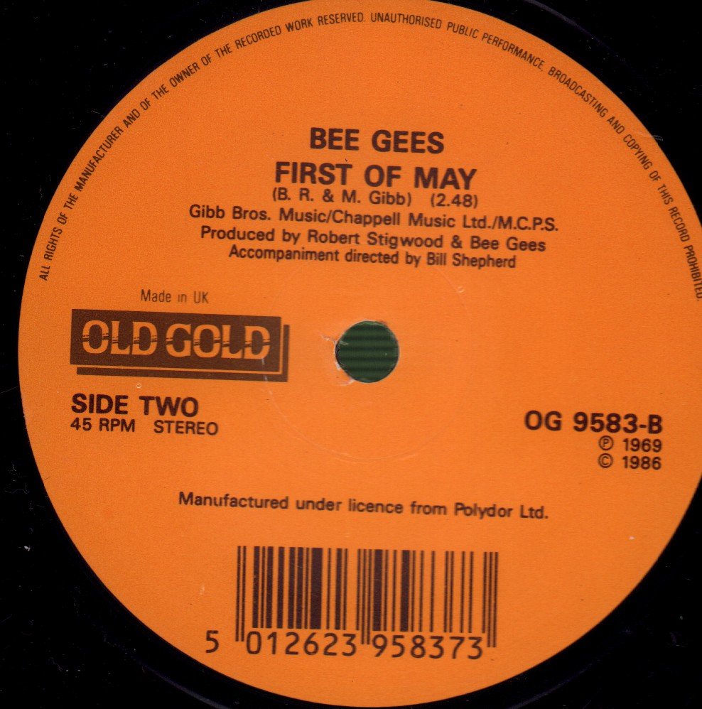 Bee Gees - Don't Forget To Remember / First Of May - 7 Inch