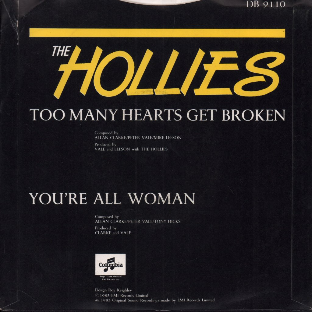 Hollies - Too Many Hearts Get Broken - 7 Inch