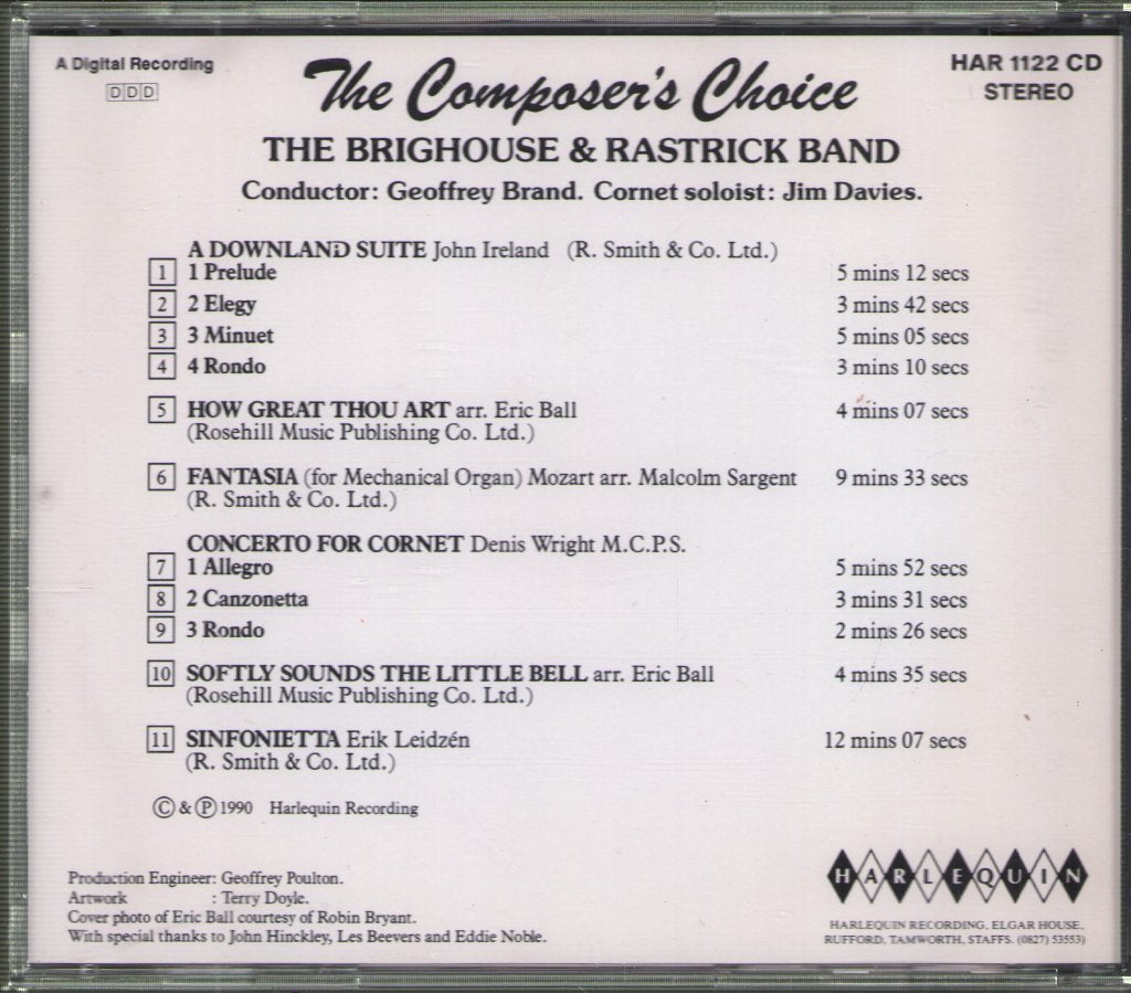 Brighouse And Rastrick Brass Band - Composer's Choice - Cd