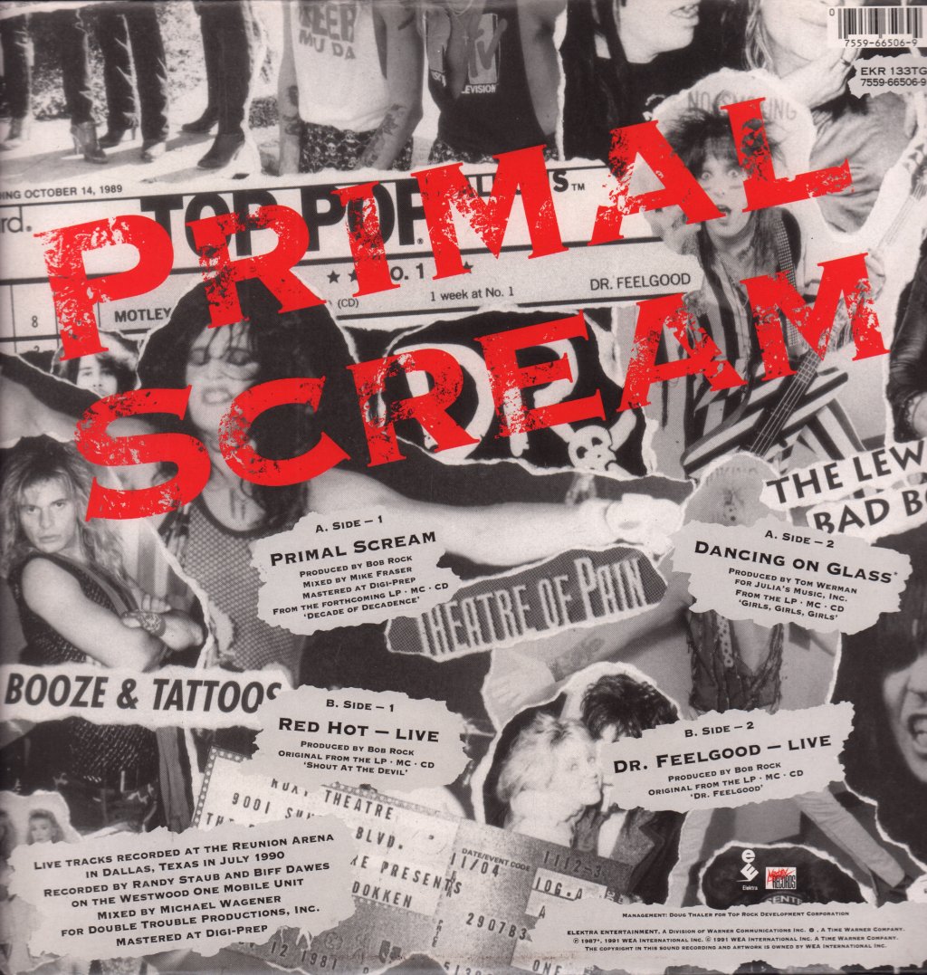 Motley Crue - Primal Scream - 12 Inch