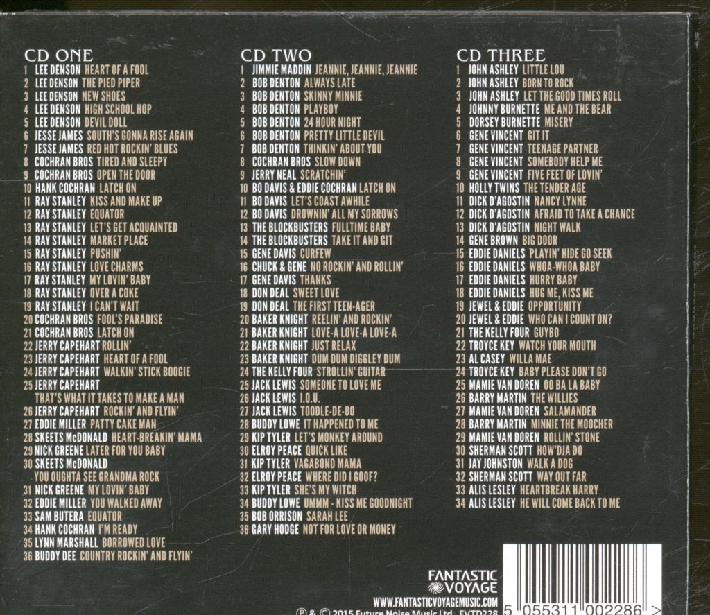 Various Artists - Gold Star Rockers    Eddie Cochran & Friends - Triple Cd