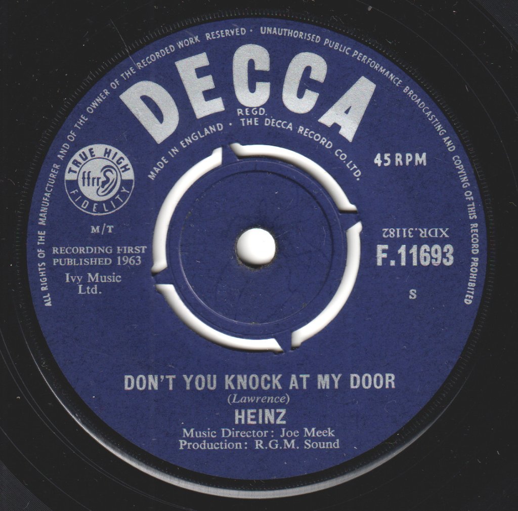 Heinz - Just Like Eddie - 7 Inch