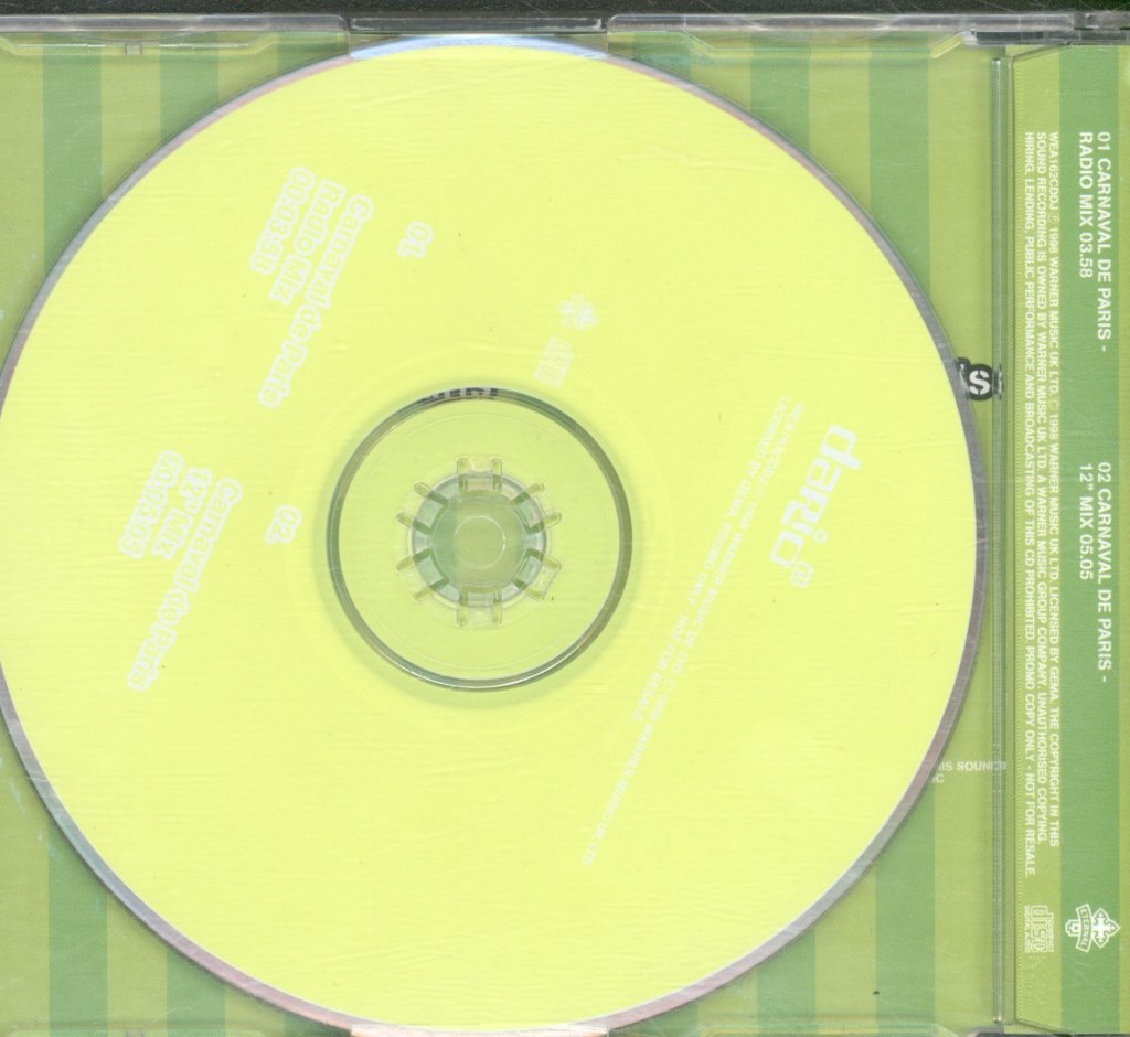 Dario G - Carnaval De Paris - Cd