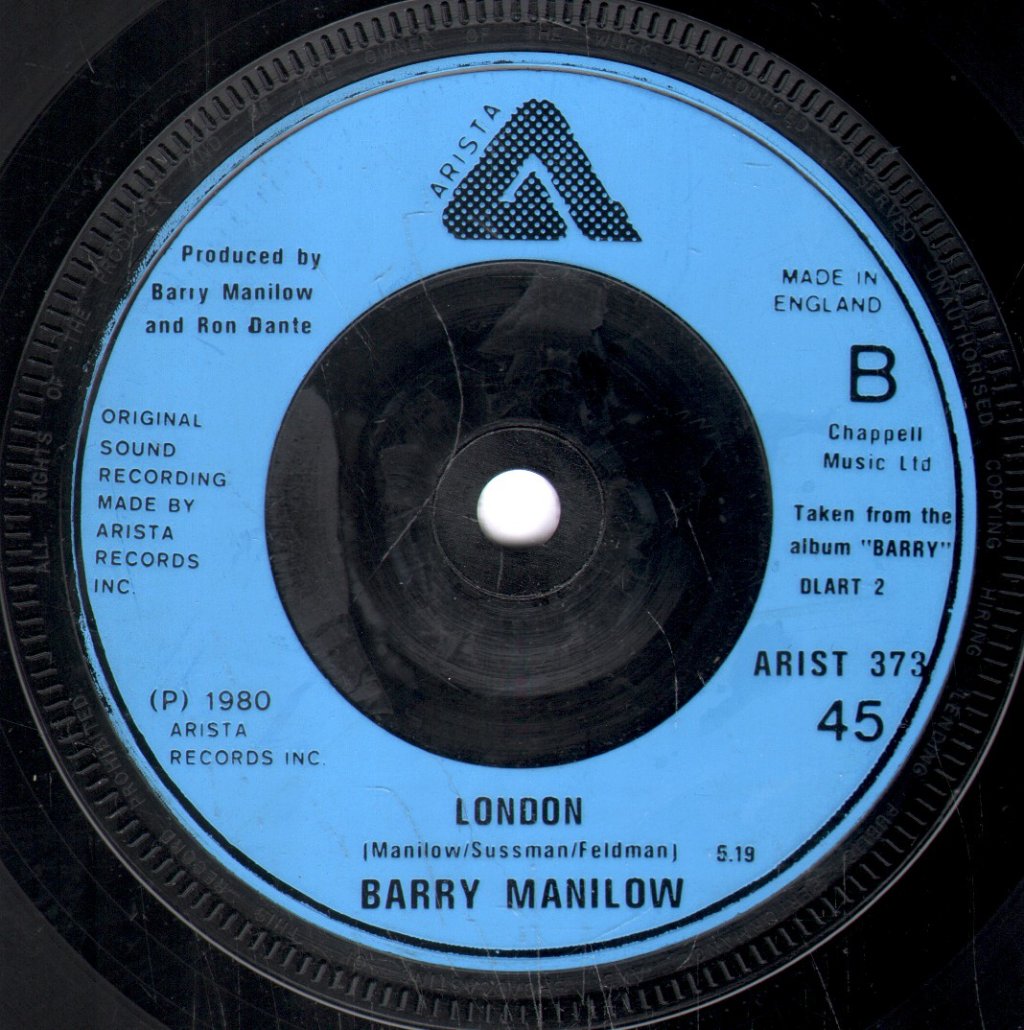 Barry Manilow - Lonely Together - 7 Inch